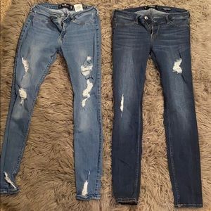 2 pairs of Hollister Jeans
